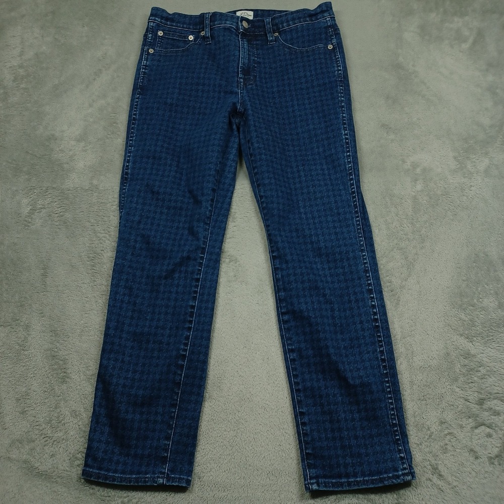 J Crew Jeans Womens 29 Blue Denim Straight Preppy Modern Casual